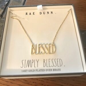 Rae Dunn Blessed Necklace